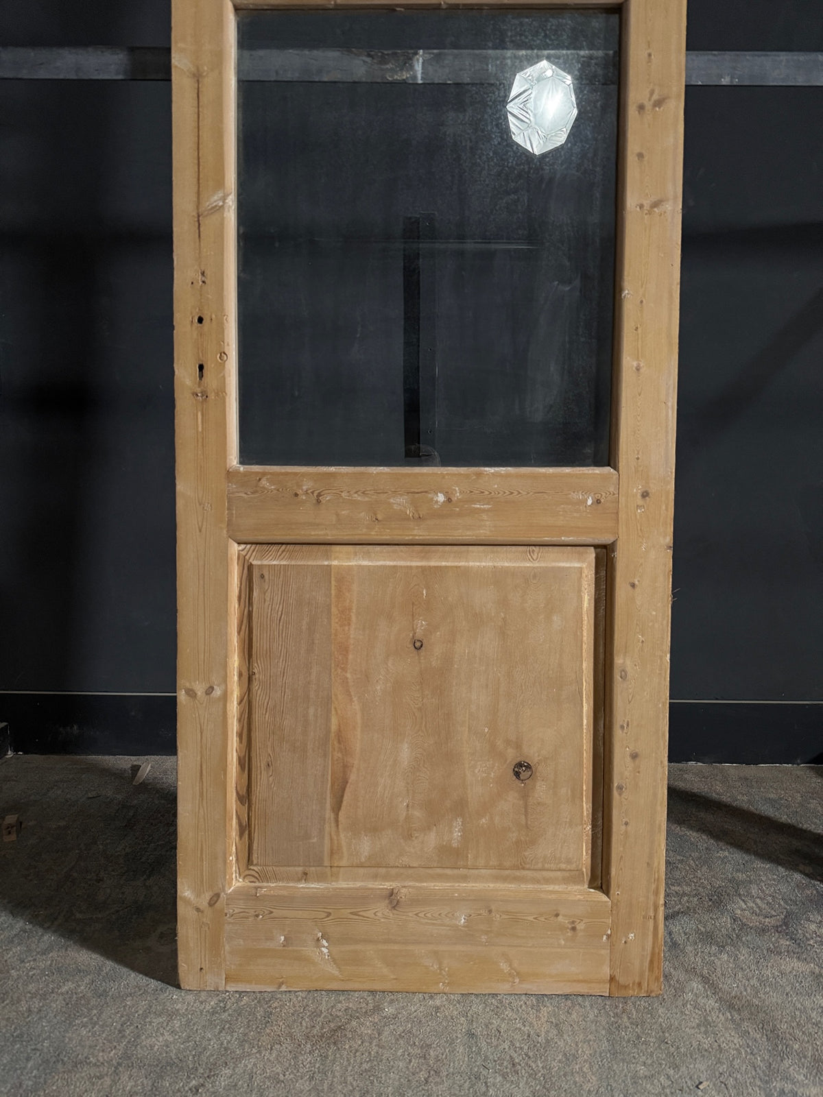 Antique Glass Single Door - 31x83 - N519