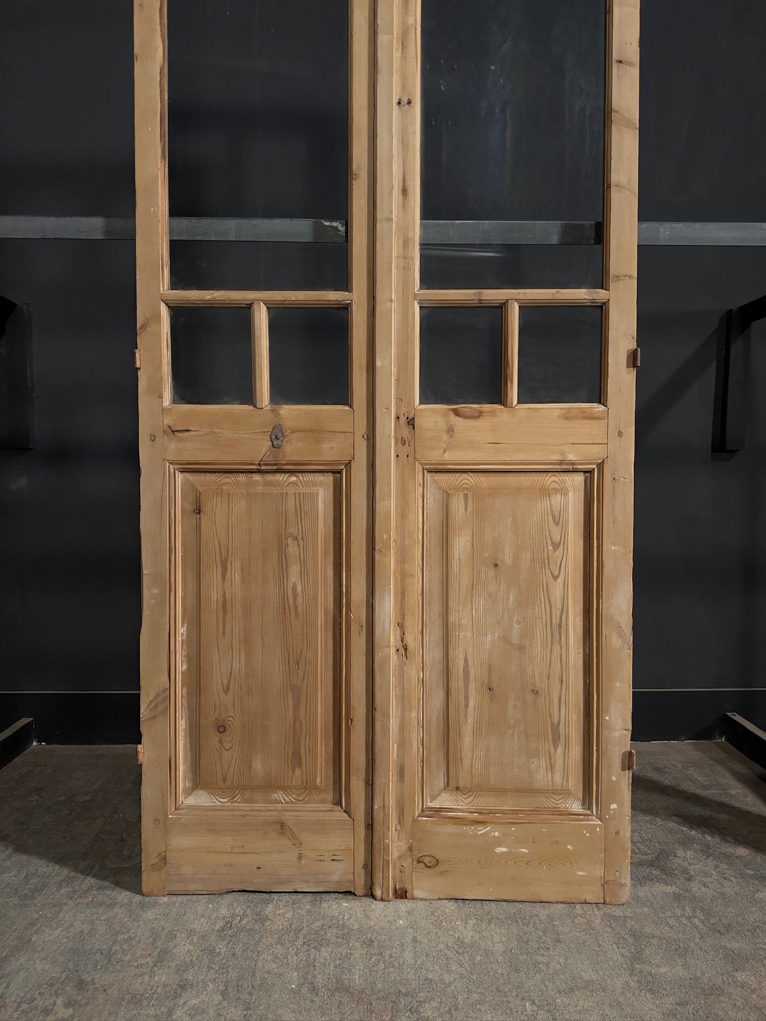 Antique Glass 4 Lite French Doors - 42.5x98.5 - N371