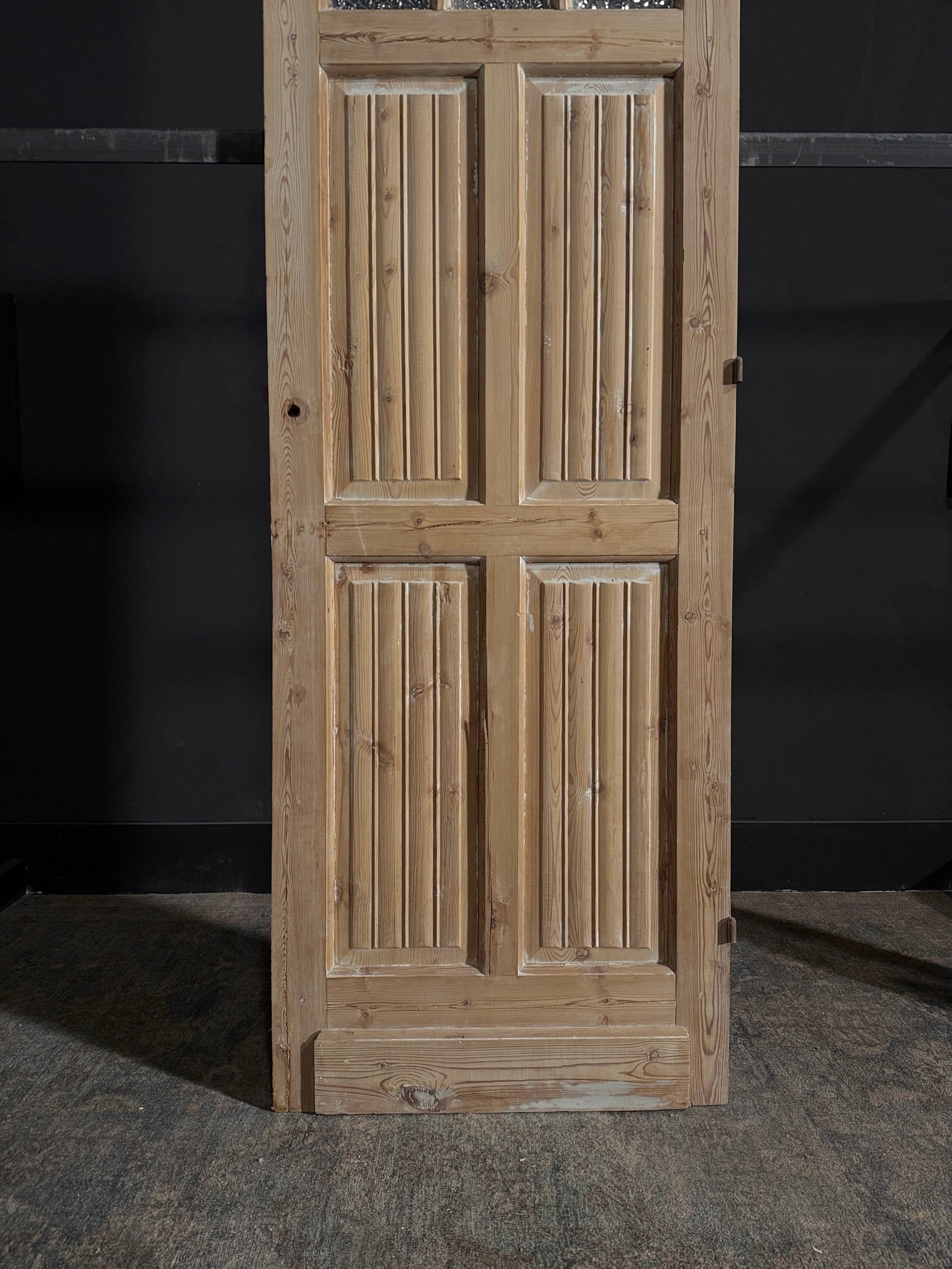 Antique Fluted 3 Lite Single Door - 28x85.25 - N53