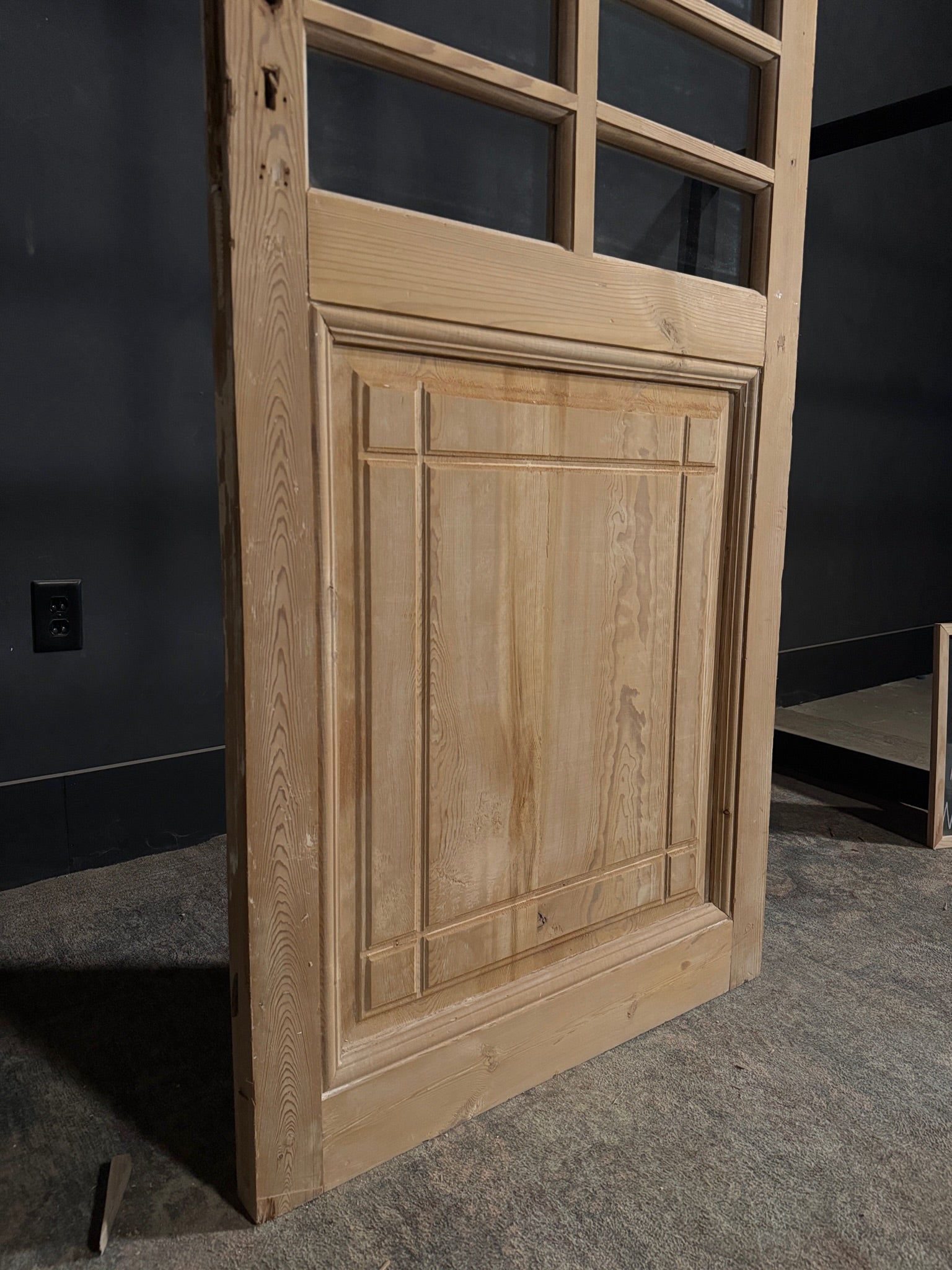 Antique Glass 6 Lite Single Door - 30.75x85.75 - N397