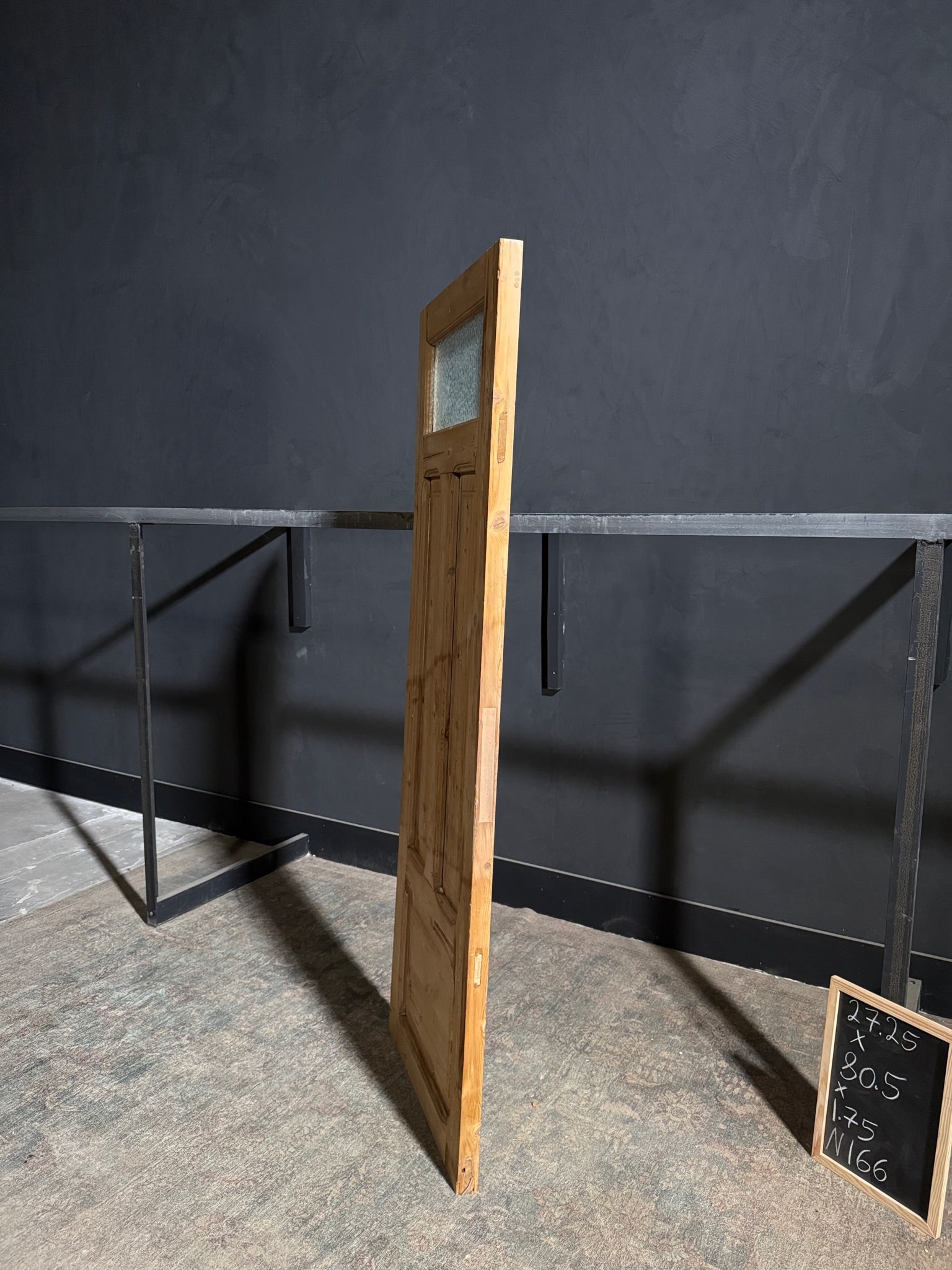 Antique Obscured Glass 1 Lite Single Door - 27.25x80.5 - N166