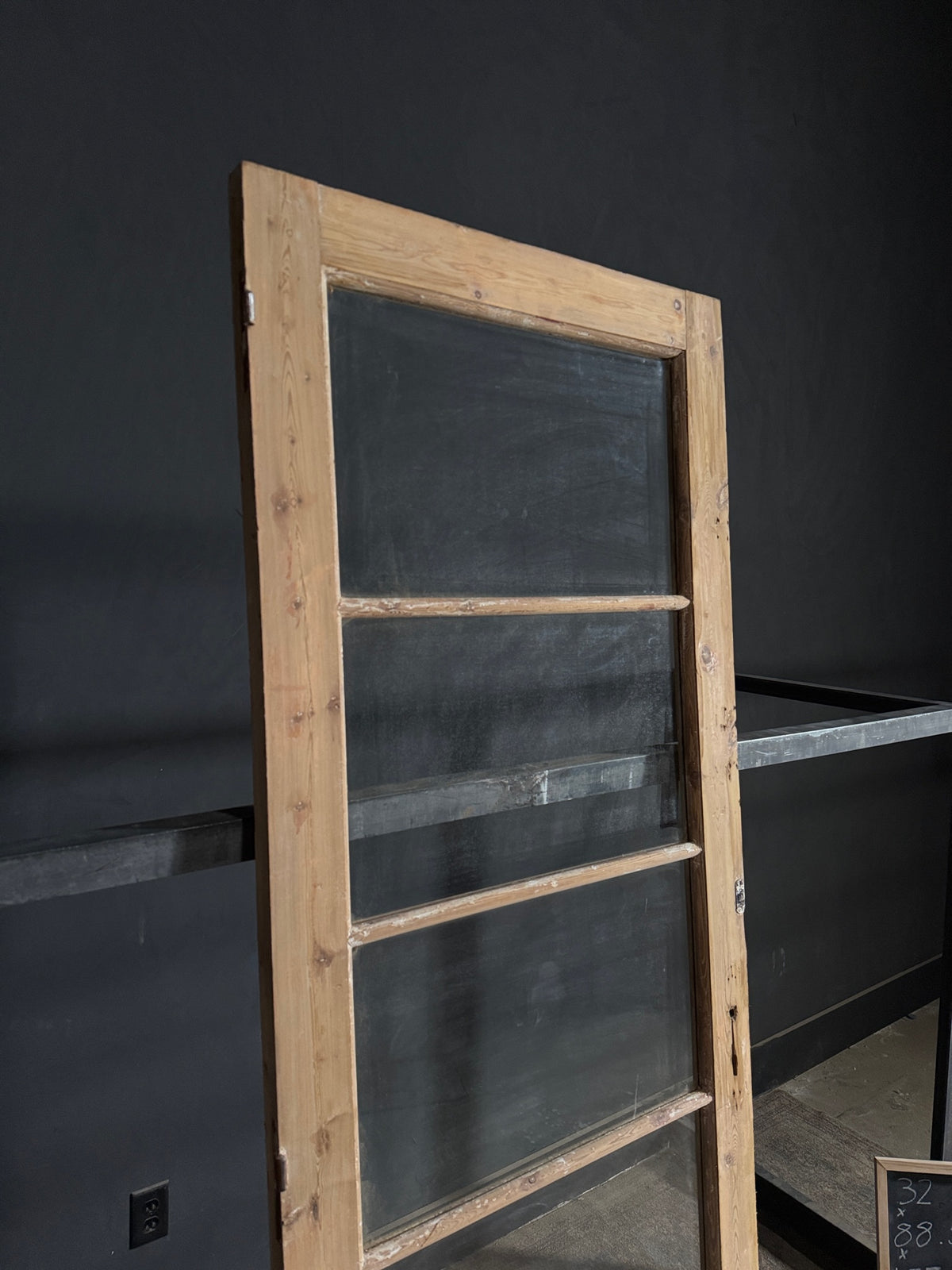 Antique Glass 4 Lite Single Door - 32x88.5 - N520