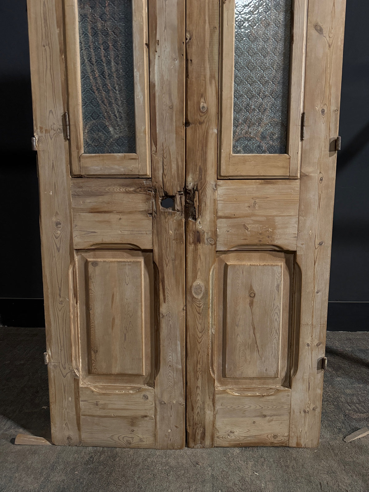 Antique Iron French Doors - 36.25x83.25 - N688