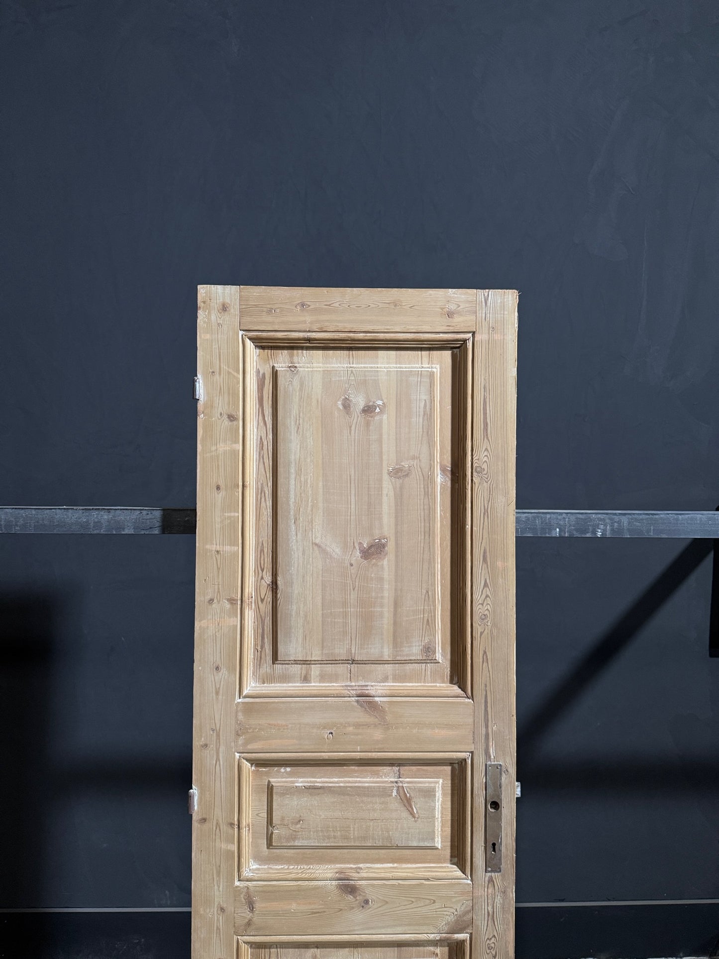 Antique 3 Panel Solid Single Door - 24x76.5 - N250