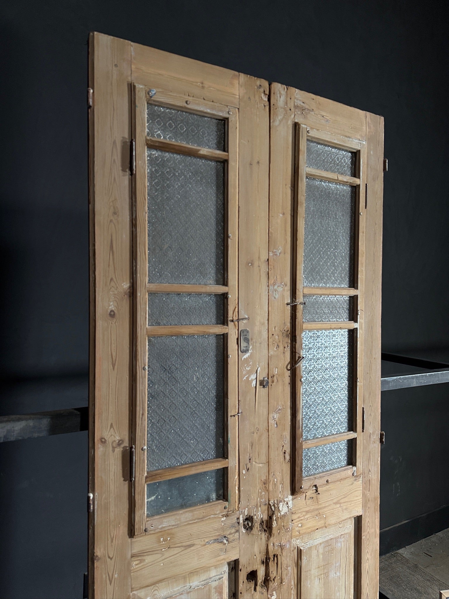 Antique Carved French Doors - 40.25x97.25 - N592