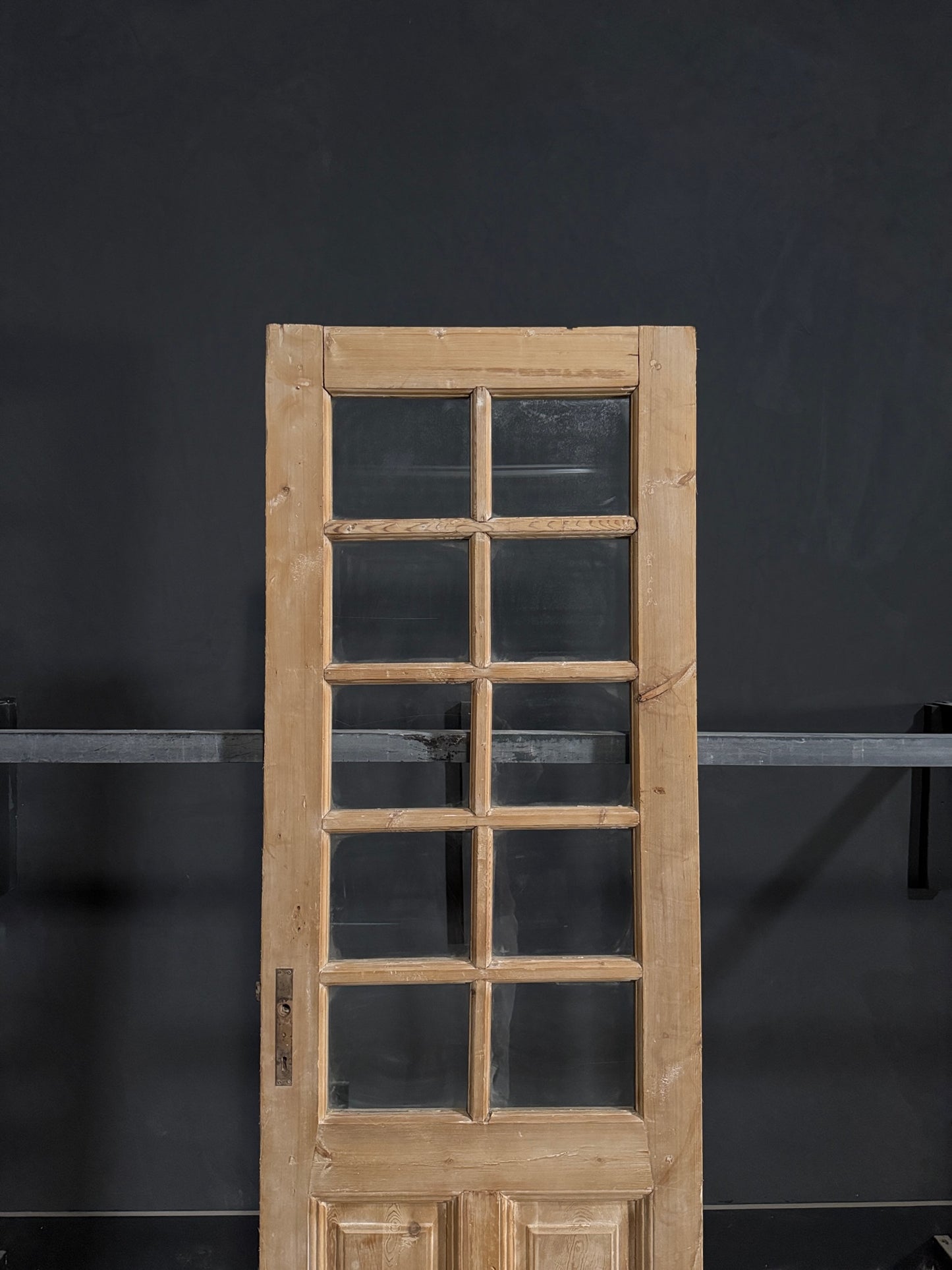 Antique Glass 10 Lite Single Door - 28x86.5 - N376