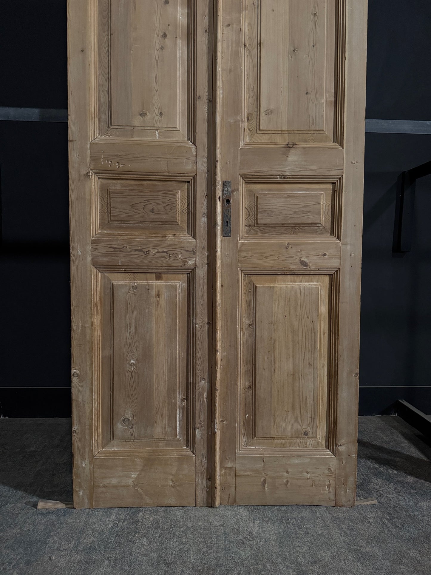 Antique Solid Double Doors - 43.75x110.75 - N323