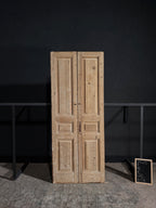 Antique 3 Panel Double Doors - 39.25x98 - N09