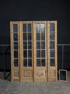 Antique Obscured Glass Bi-Fold Doors - 75x97 - N309