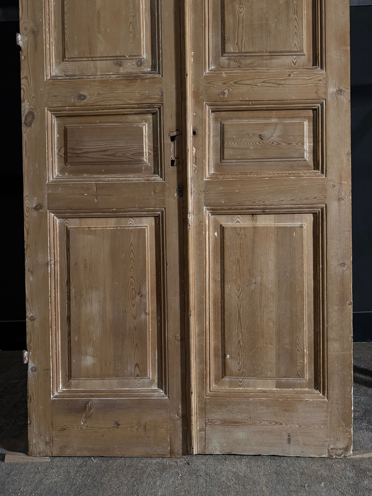 Antique Solid Double Doors - 42x100.5 - N555