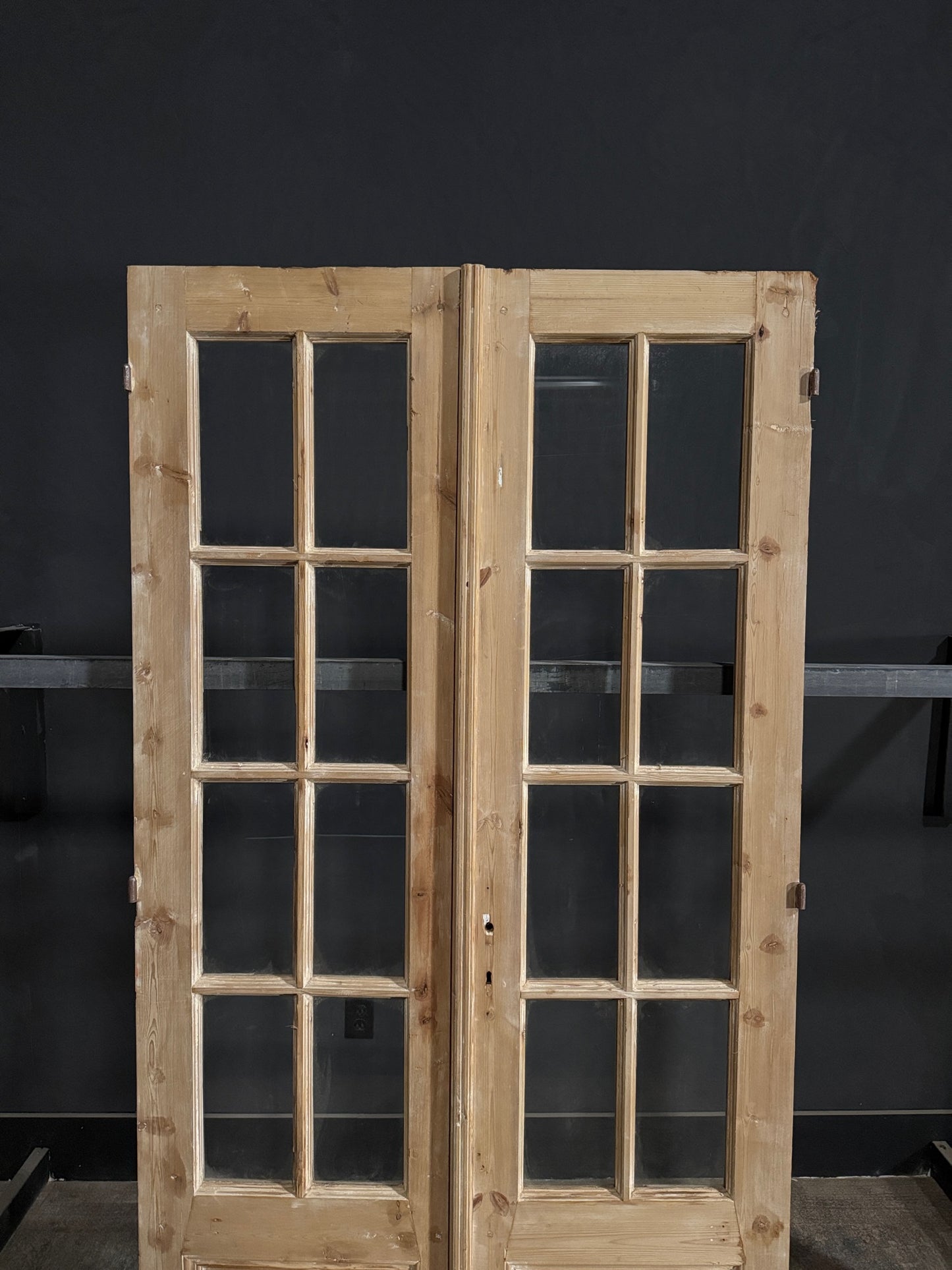 Antique Glass 8 Lite French Doors - 43x84.75 - N372
