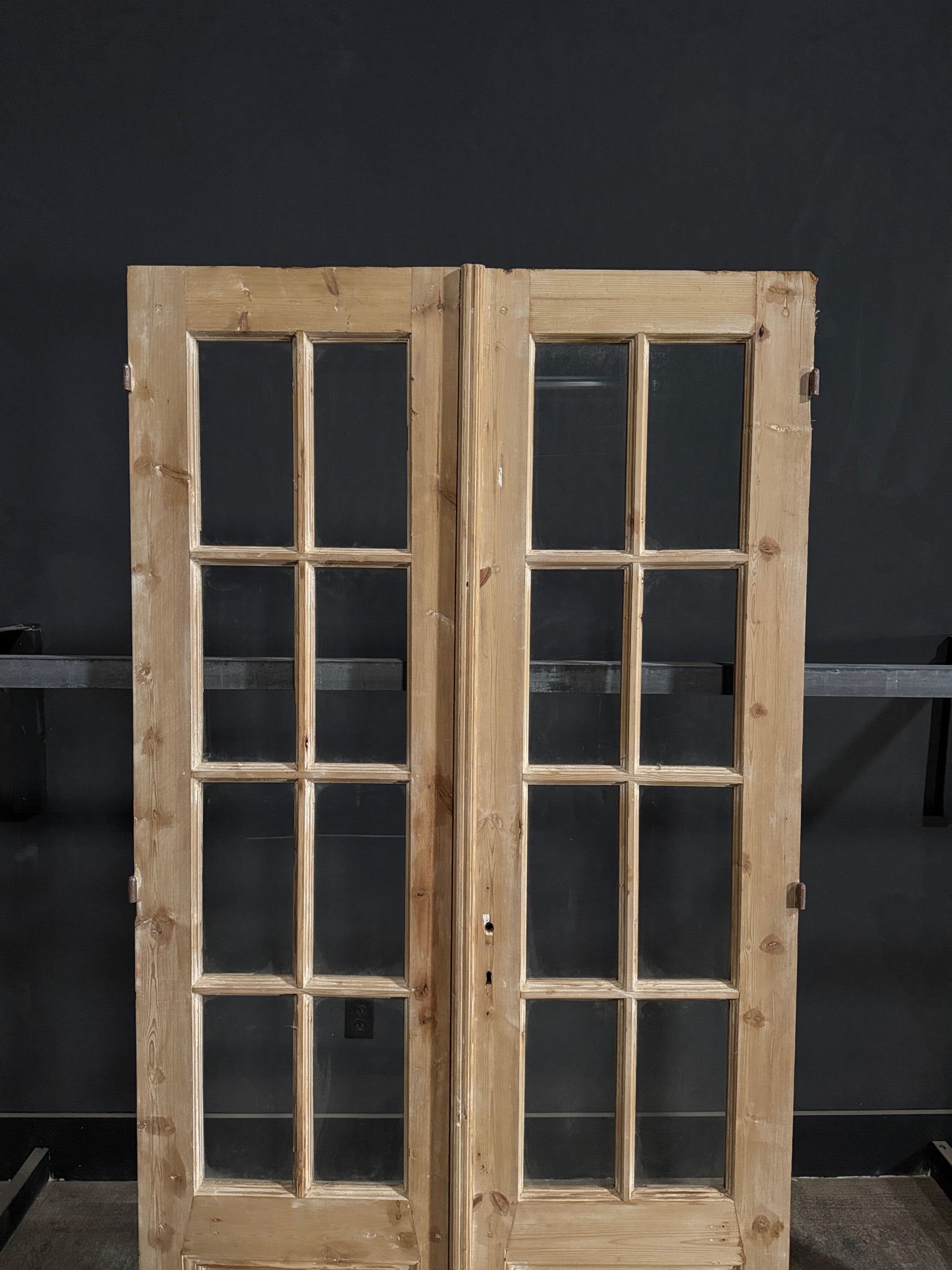 Antique Glass 8 Lite French Doors - 43x84.75 - N372