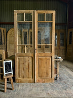 Glass Antique French Doors - 52.25x93 E241