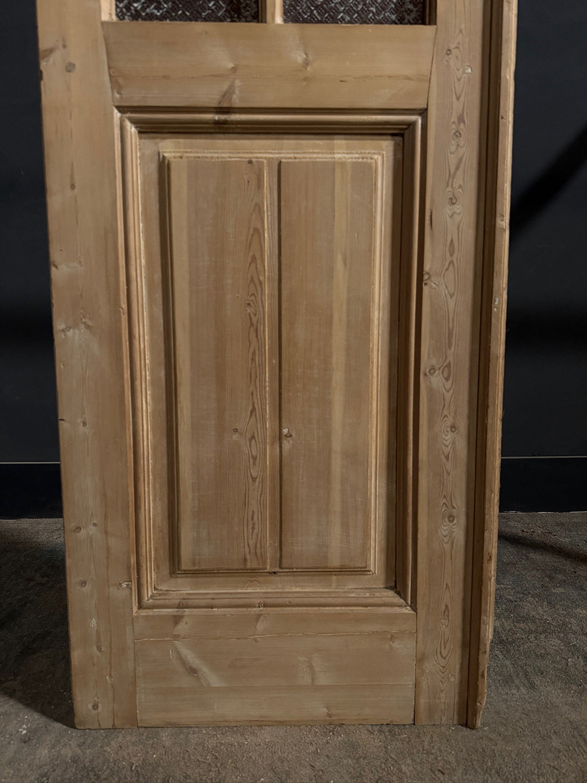 Antique Textured Glass Pantry Door - 25.5x86 - N788