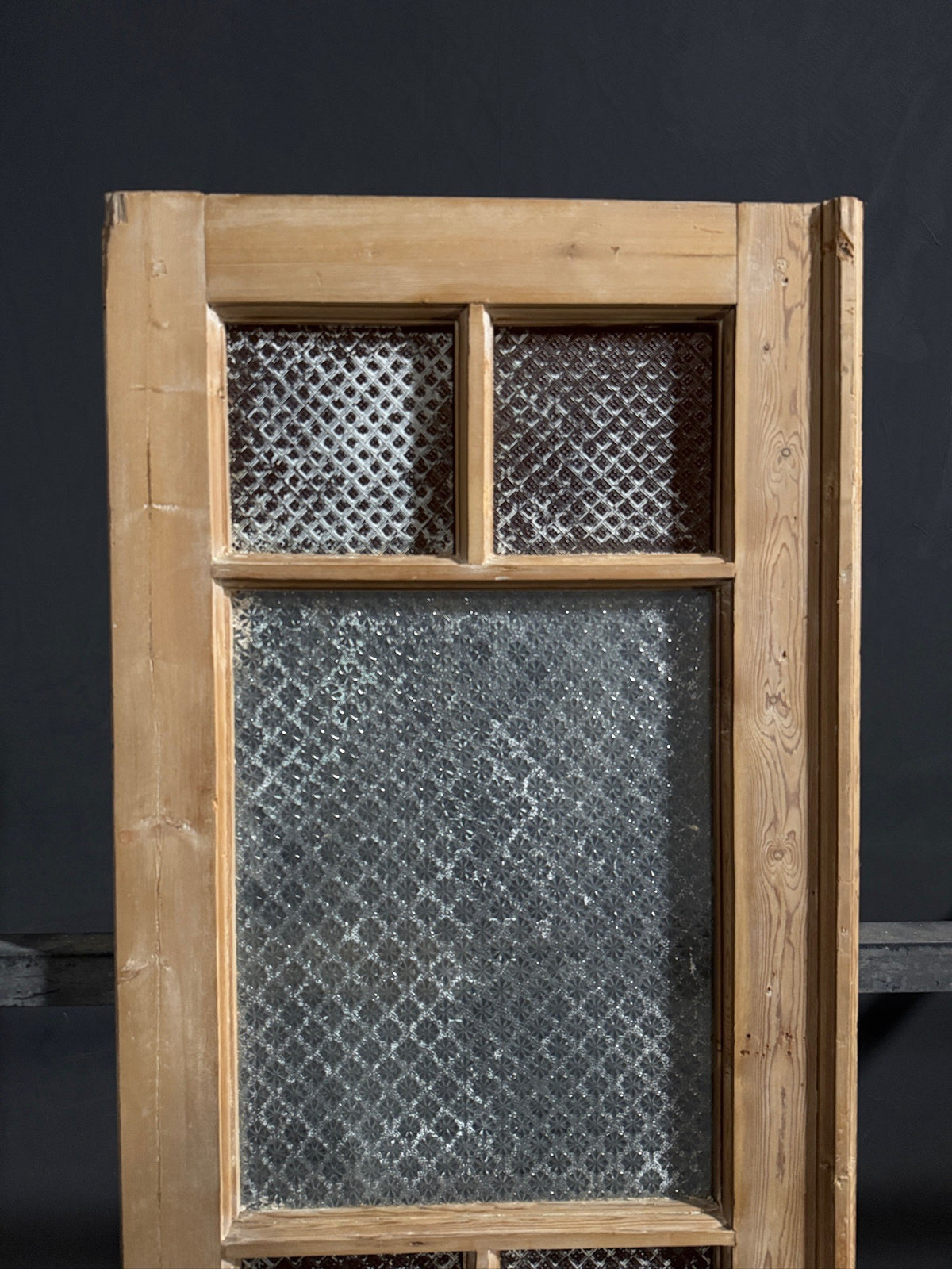 Antique Textured Glass Pantry Door - 25.5x86 - N788