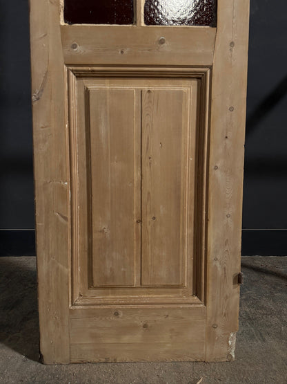 Antique Textured Glass Pantry Door - 25.5x86 - N788
