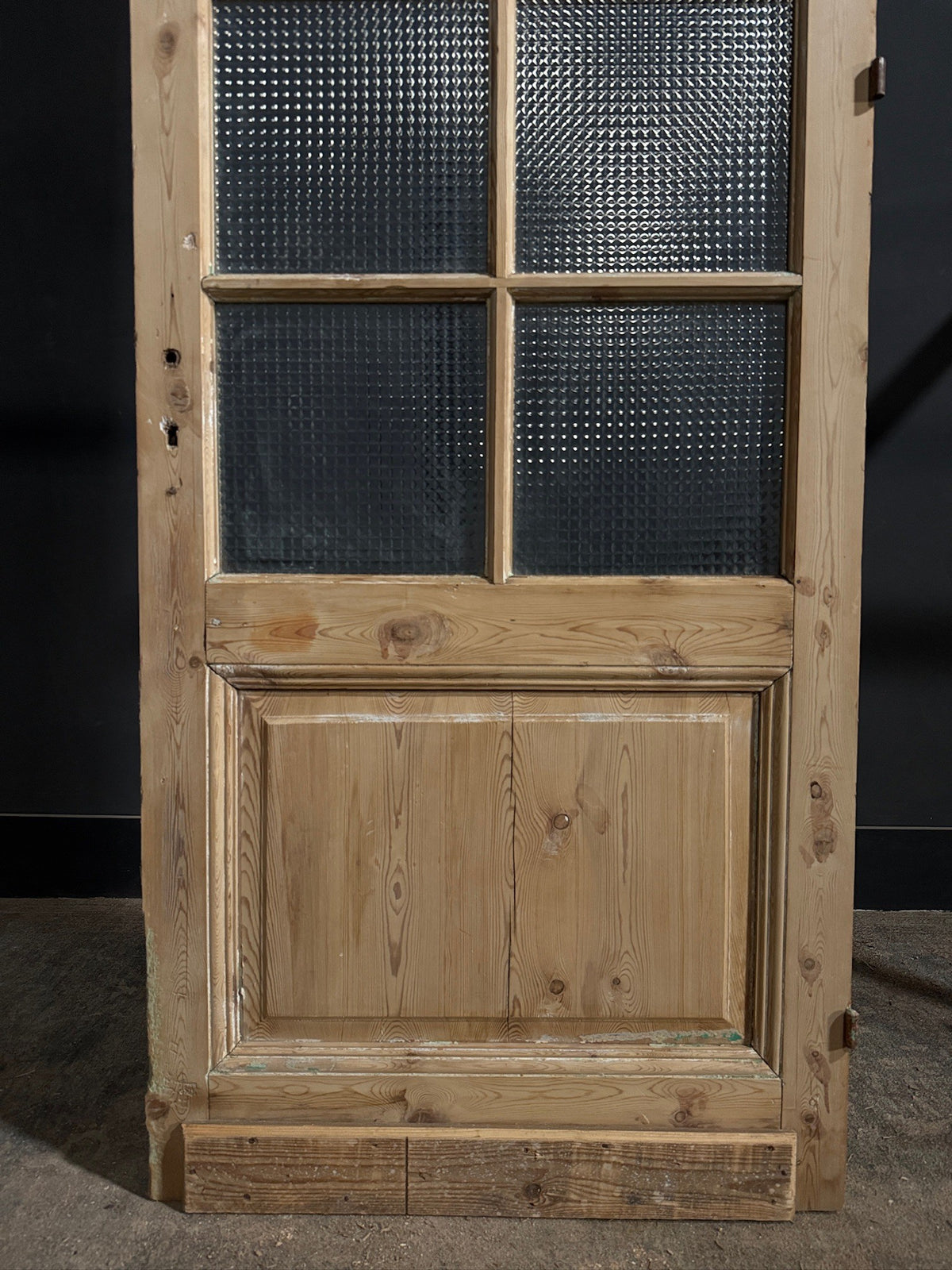 Antique Textured Glass Pantry Door - 32x98 - N790