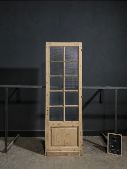 Antique Textured Glass Pantry Door - 32x98 - N790