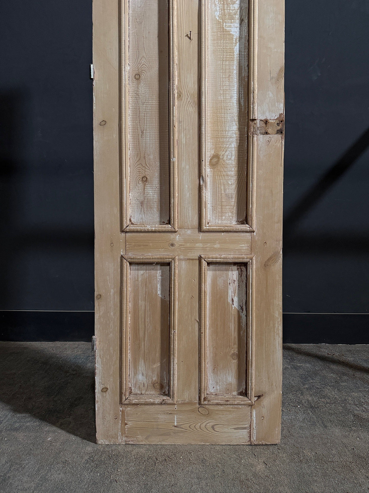 Antique Raised Panel Glass Single Door - 23.5x82 - N794