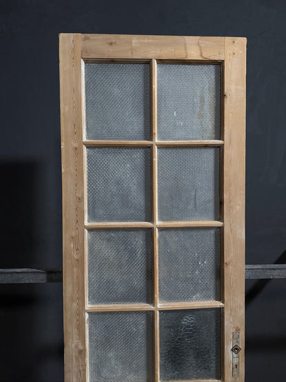 Antique Textured Glass Pantry Door - 31.5x100 - N795