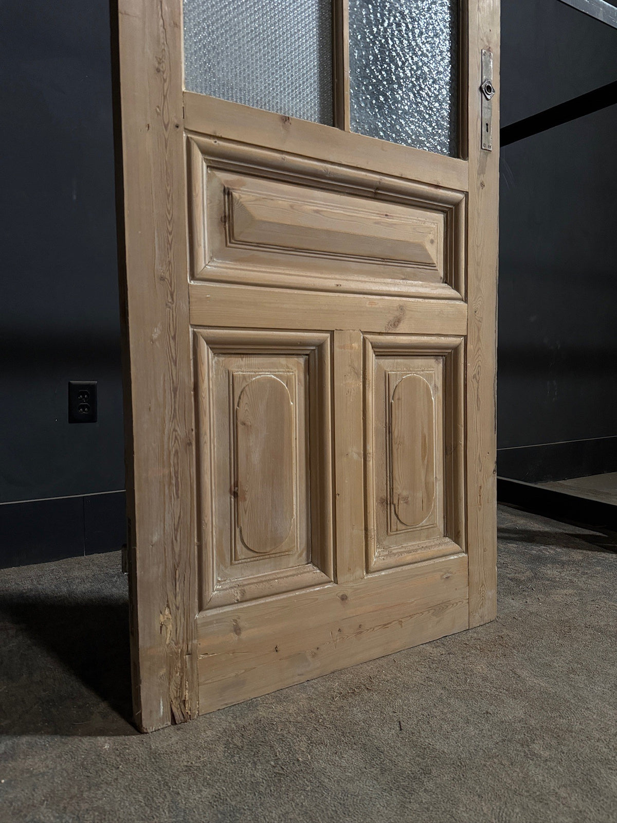 Antique Textured Glass Pantry Door - 31.5x100 - N795