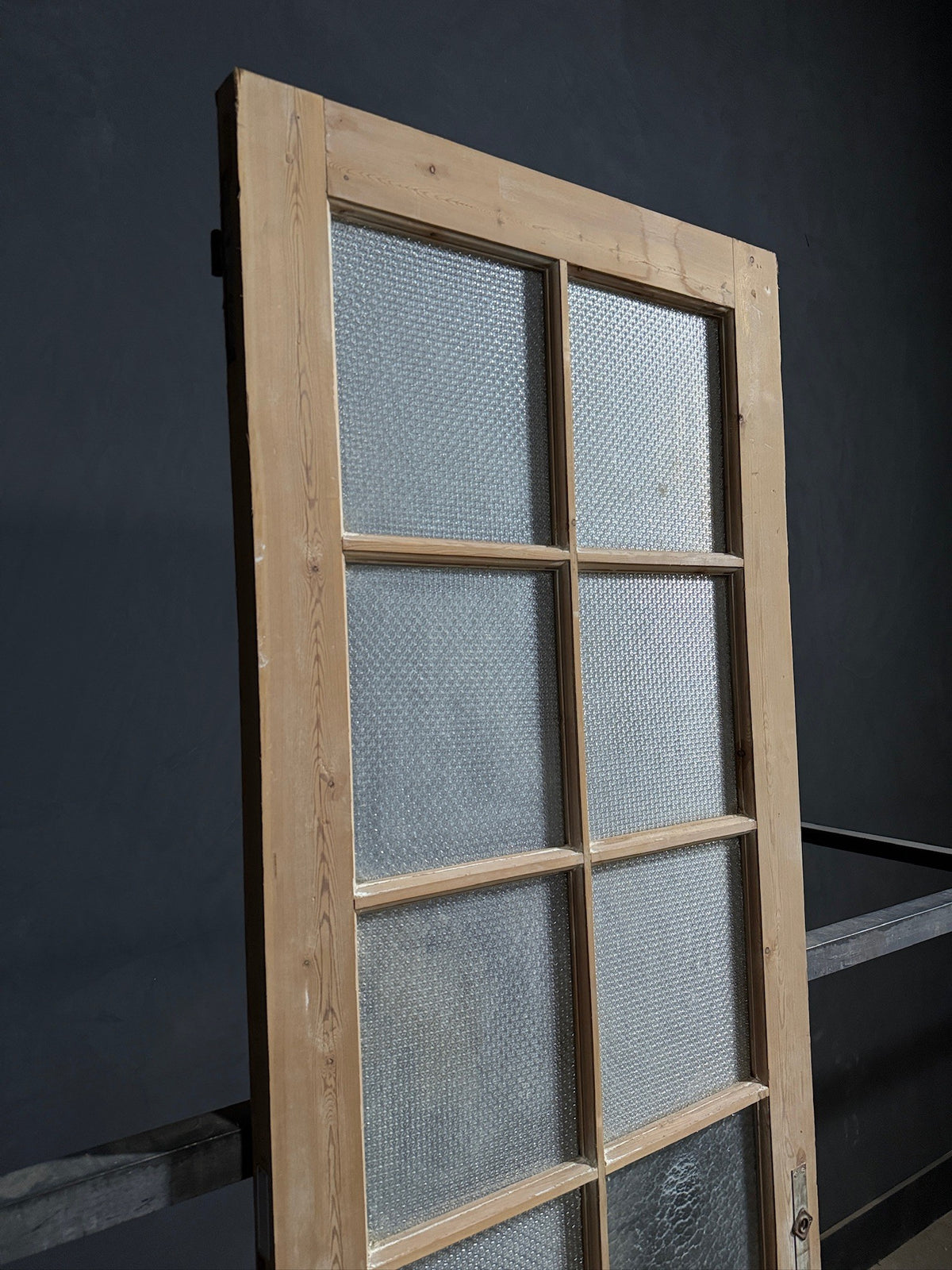 Antique Textured Glass Pantry Door - 31.5x100 - N795