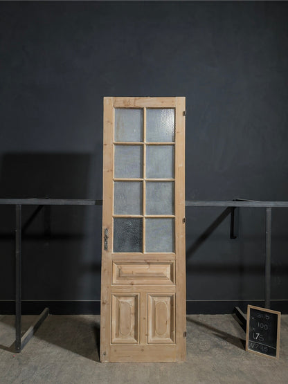 Antique Textured Glass Pantry Door - 31.5x100 - N795