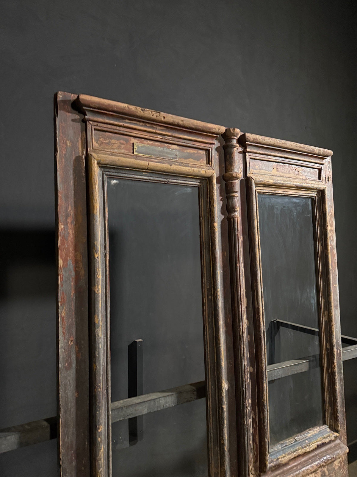 Antique Fluted Panel French Entry Doors - 59x104 - N815