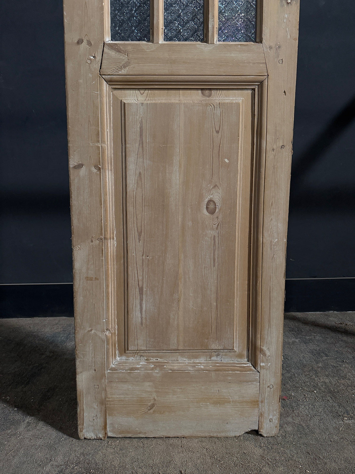 Antique Textured Glass French Door - 21.5x95.5 - N836