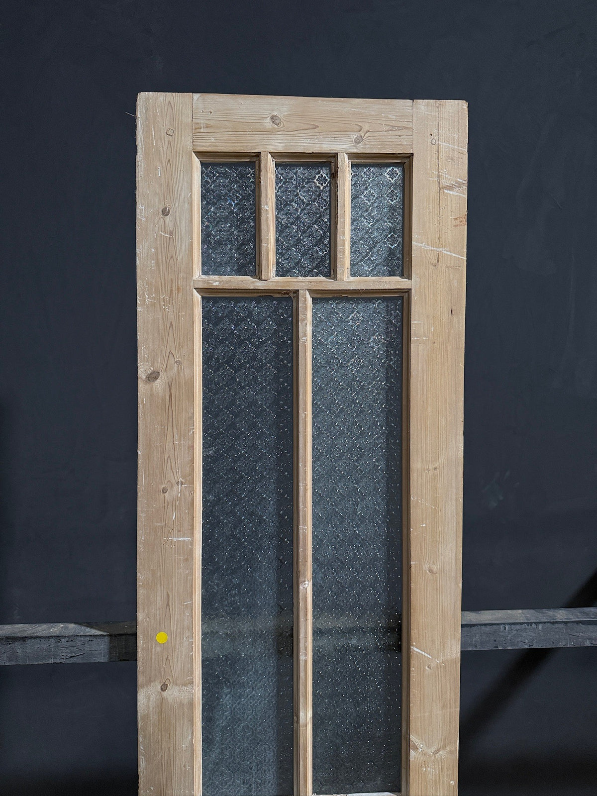 Antique Textured Glass French Door - 21.5x95.5 - N836