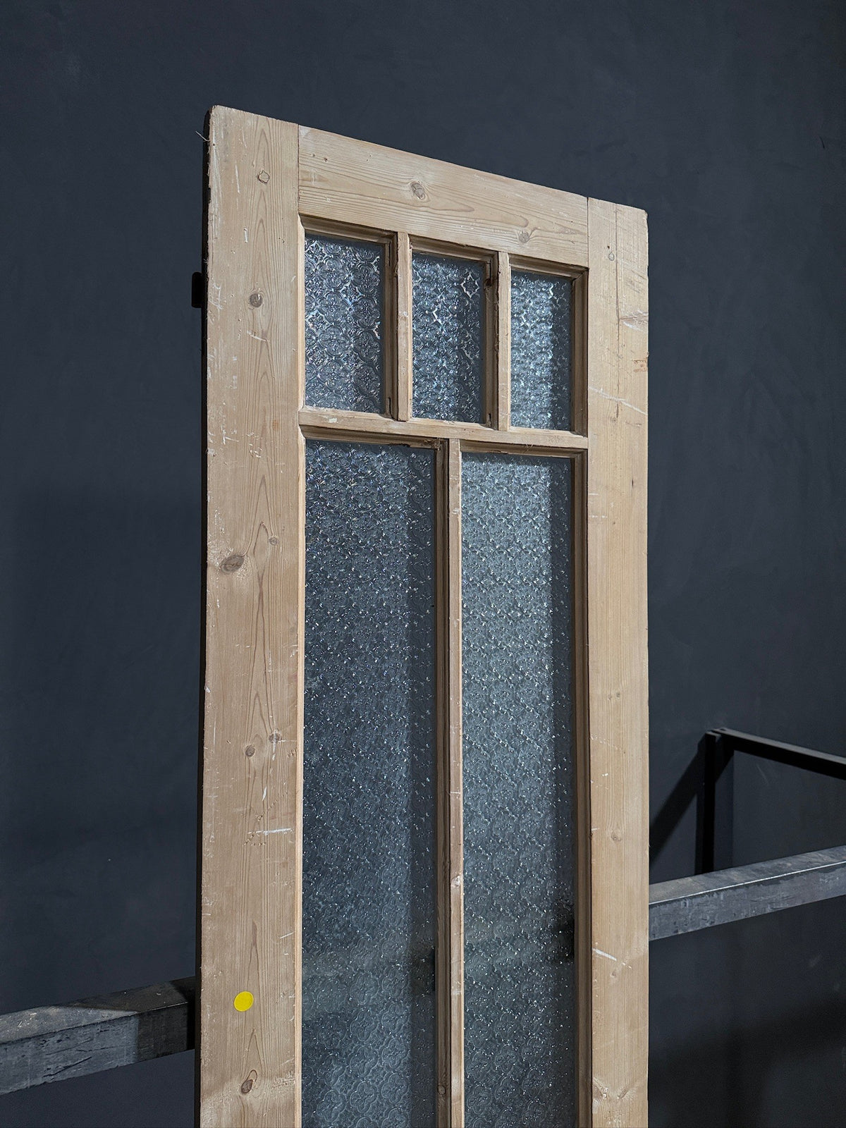 Antique Textured Glass French Door - 21.5x95.5 - N836