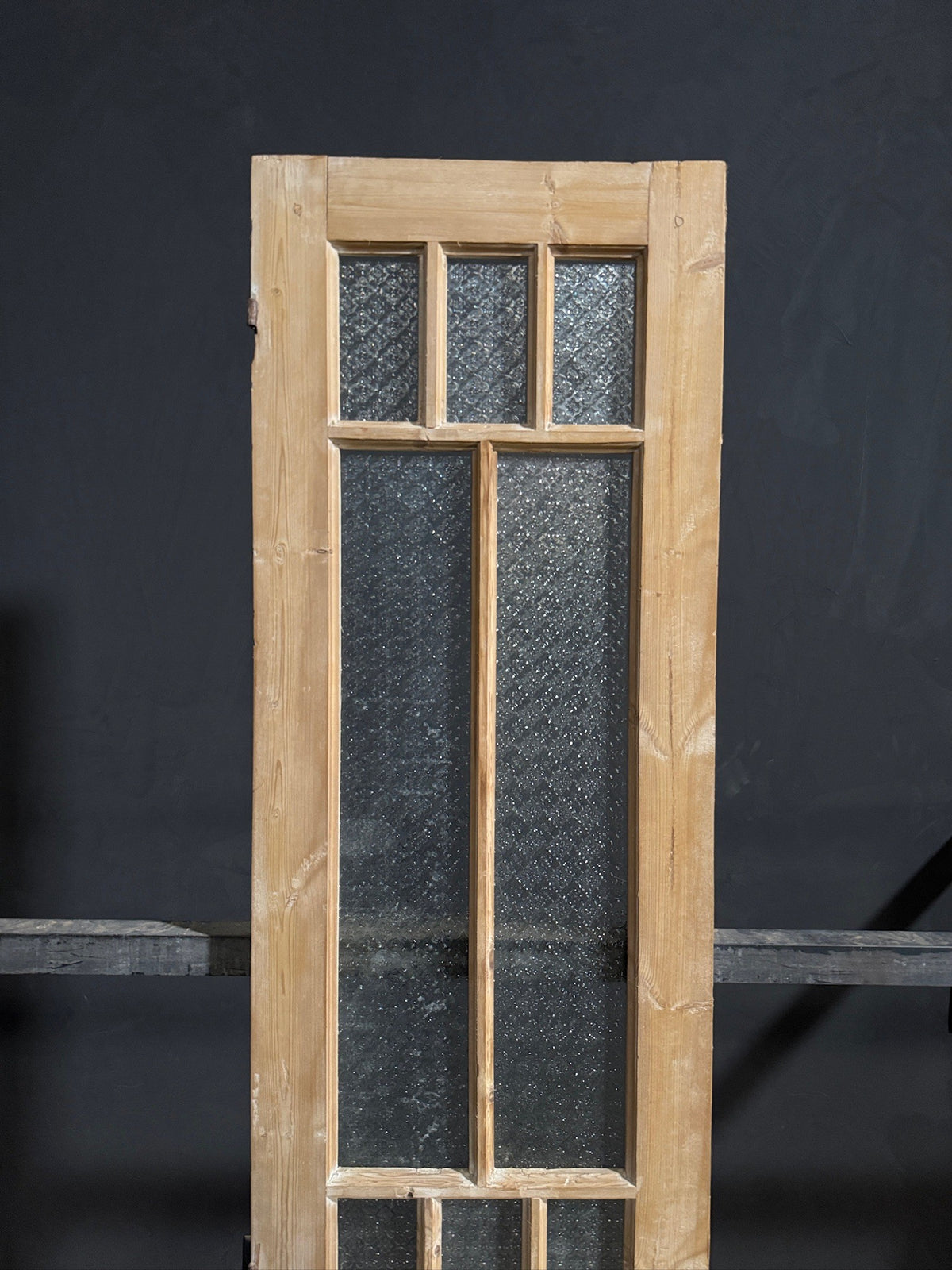 Antique Textured Glass French Door - 21.5x95.5 - N837