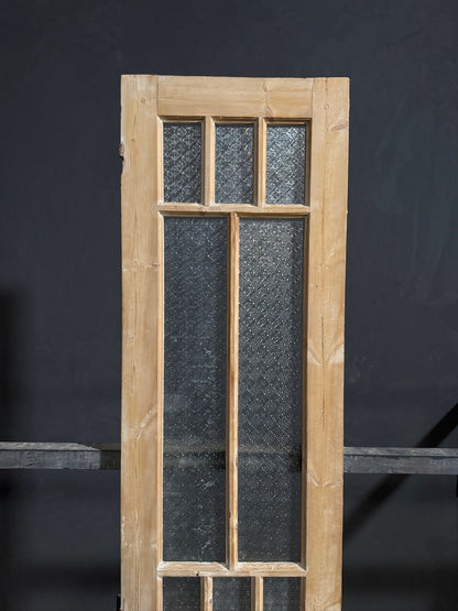 Antique Textured Glass French Door - 21.5x95.5 - N837
