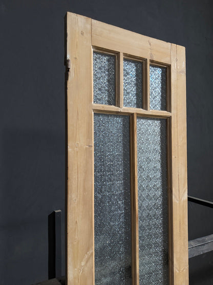 Antique Textured Glass French Door - 21.5x95.5 - N837