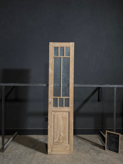 Antique Textured Glass French Door - 21.5x95.5 - N837