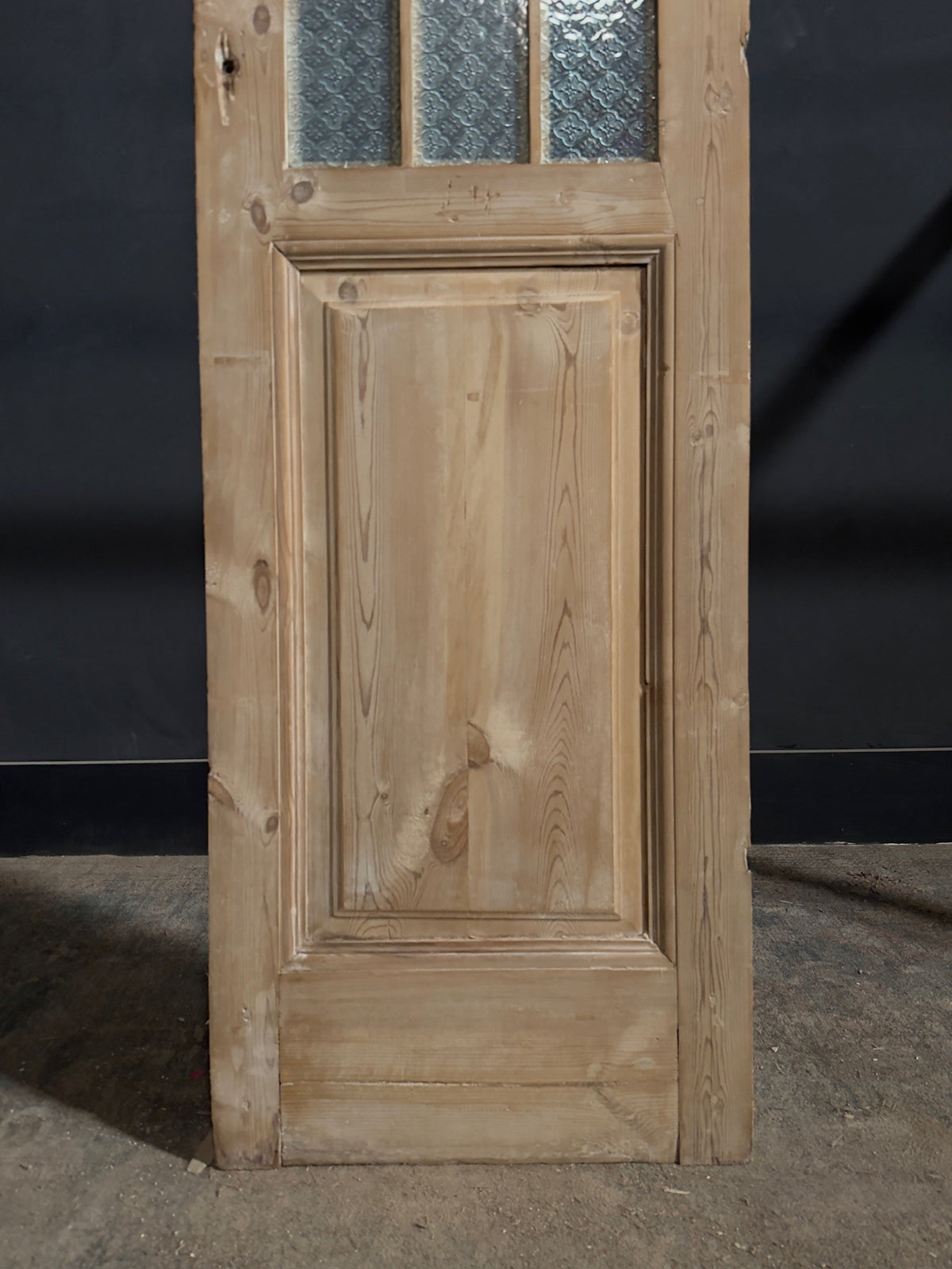 Antique Textured Glass French Door - 21.5x95.5 - N837