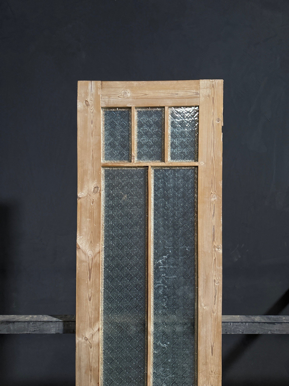 Antique Textured Glass French Door - 21.5x95.5 - N837