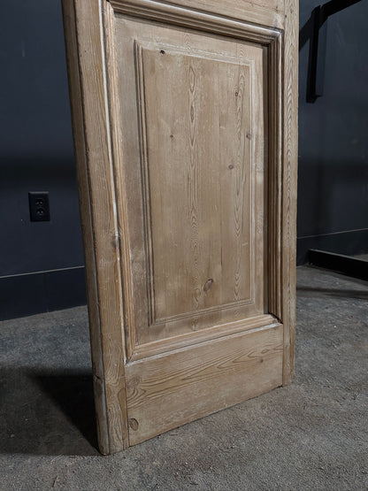 Antique Textured Glass Raised Panel Door - 21.5x98 - N839