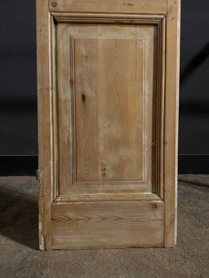 Antique Textured Glass Raised Panel Door - 21.5x98 - N839