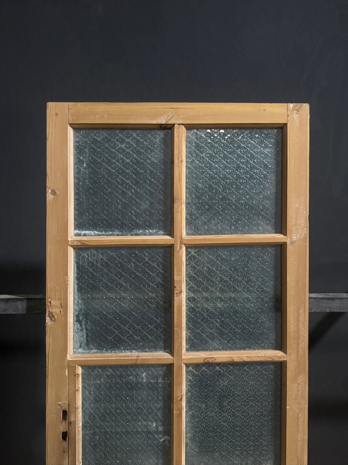 Antique Fluted Textured Glass Pantry Door - 32.5x84 - N846