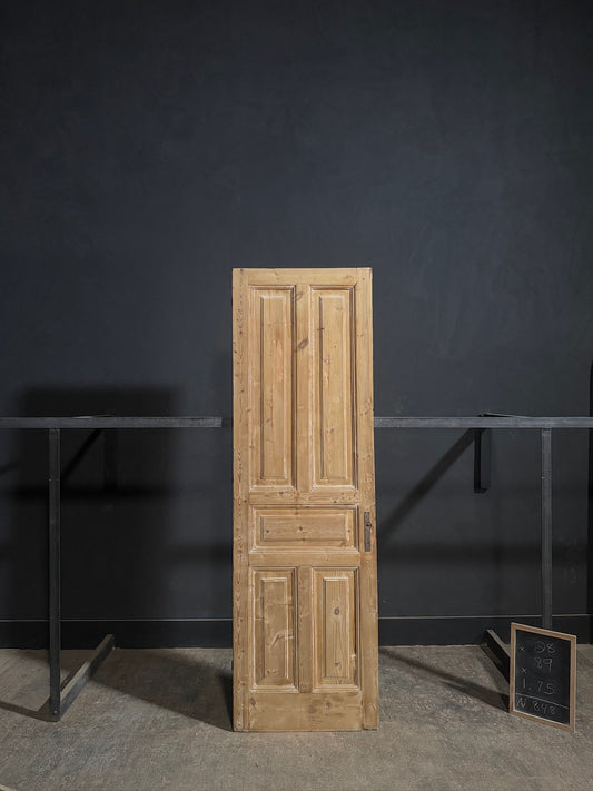 Antique Solid Raised Panel Pantry Door - 28x89 - N848