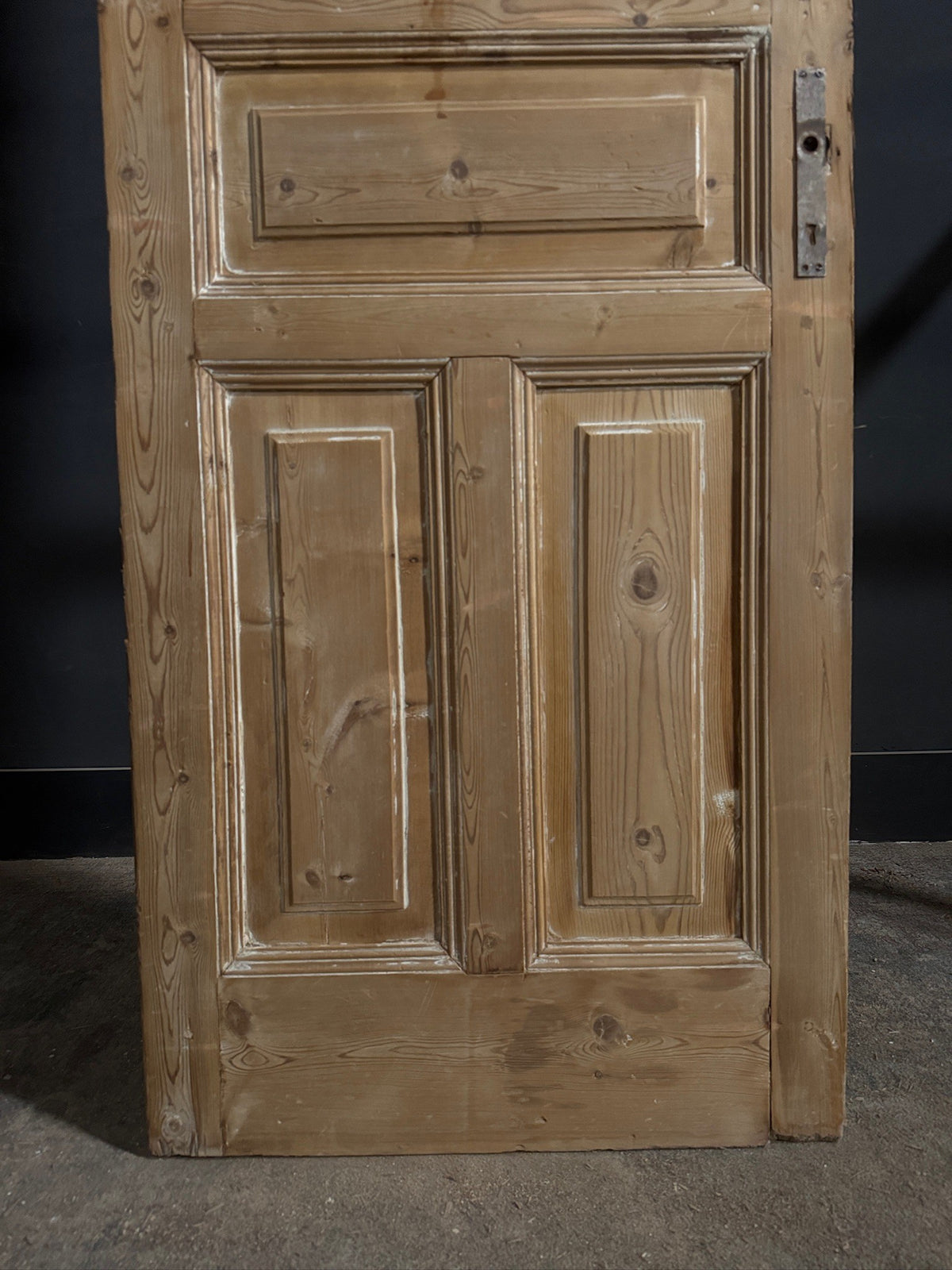 Antique Solid Raised Panel Pantry Door - 28x89 - N848