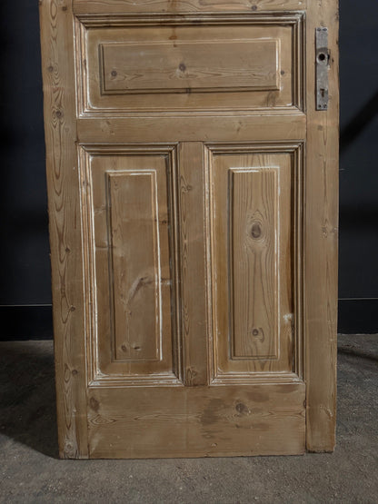 Antique Solid Raised Panel Pantry Door - 28x89 - N848