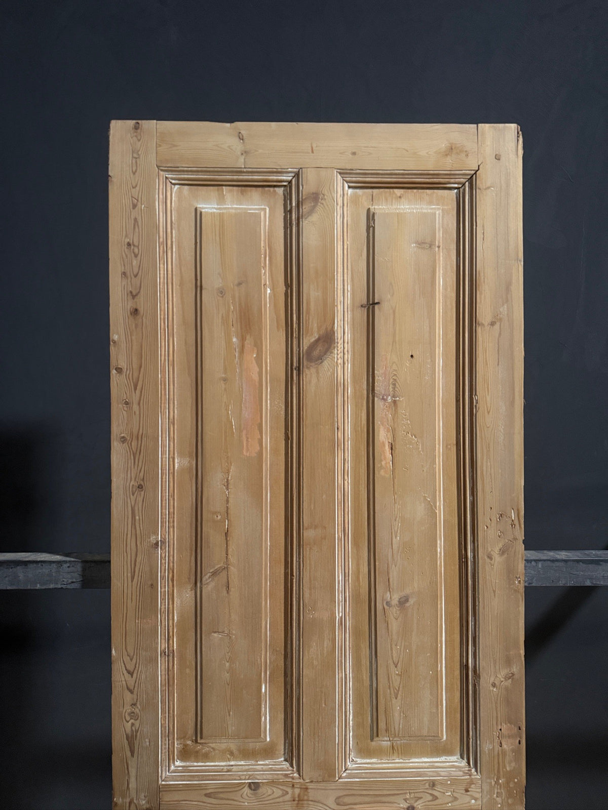Antique Solid Raised Panel Pantry Door - 28x89 - N848