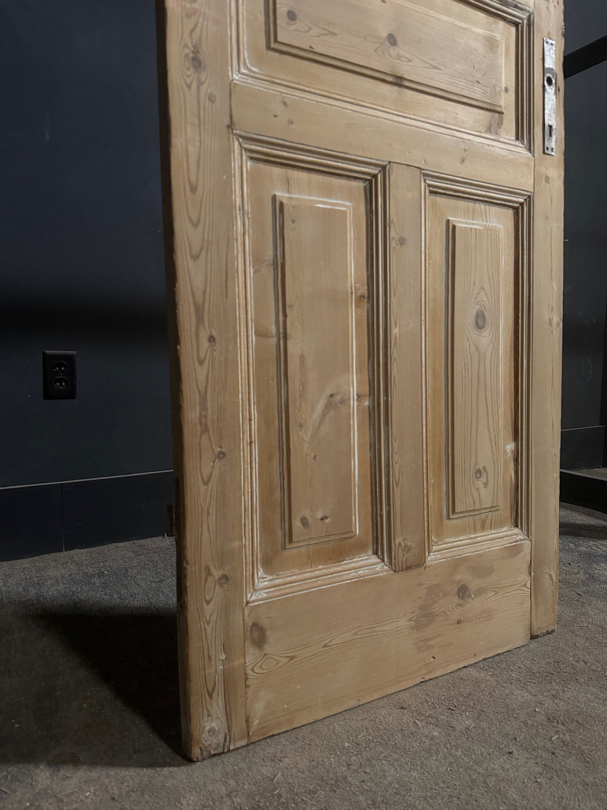 Antique Solid Raised Panel Pantry Door - 28x89 - N848
