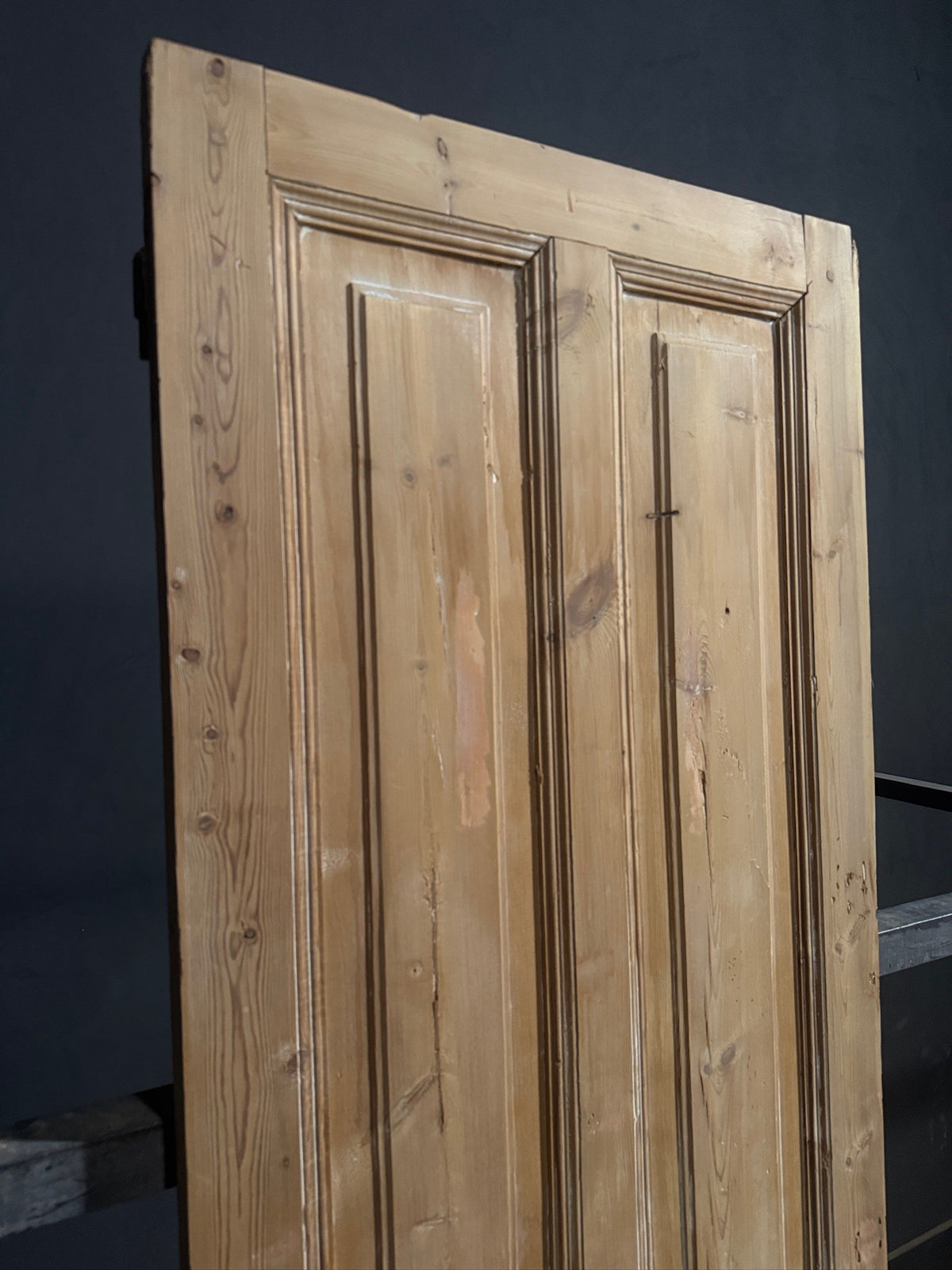 Antique Solid Raised Panel Pantry Door - 28x89 - N848