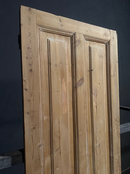 Antique Solid Raised Panel Pantry Door - 28x89 - N848