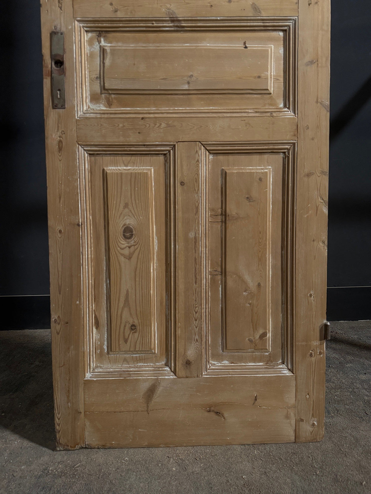 Antique Solid Raised Panel Pantry Door - 28x89 - N848