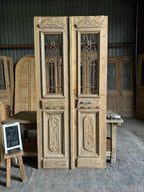 Ornate Iron Antique French Doors - 44x94.5 E200