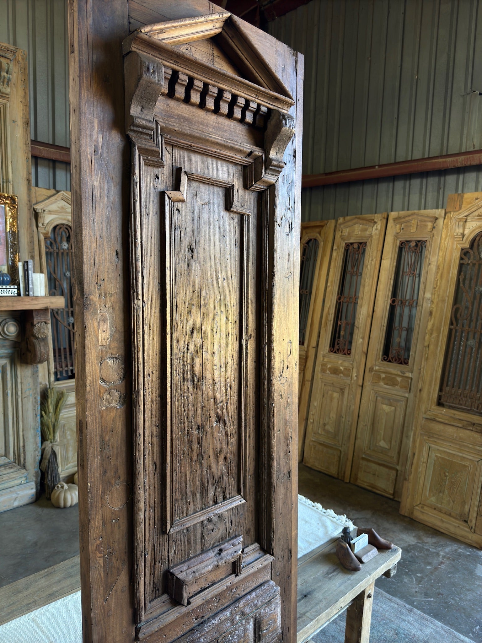 Solid Antique Accent Door - 24x96 C77 - Magnolia Antique Door Co.